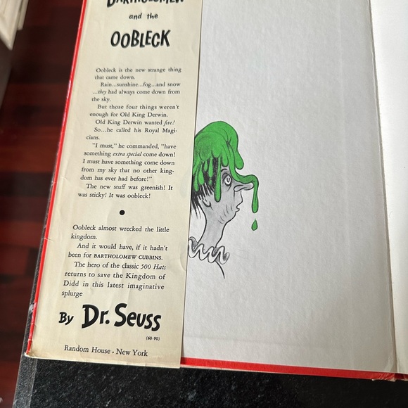 1949 First Edition DrSeuss “Bartholomew and the Oobleck”book. Collectors dream! - Picture 2 of 7
